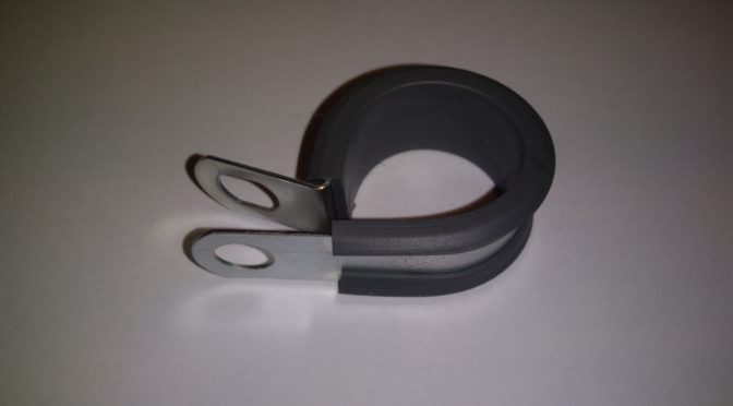 Obejmy metalowo – gumowe P-Clip cennik
