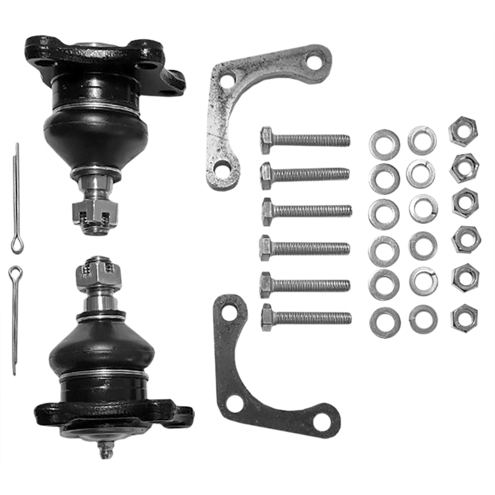 Upper ball joint spacers 10 mm with Ball Joints for Mitsubishi Pajero